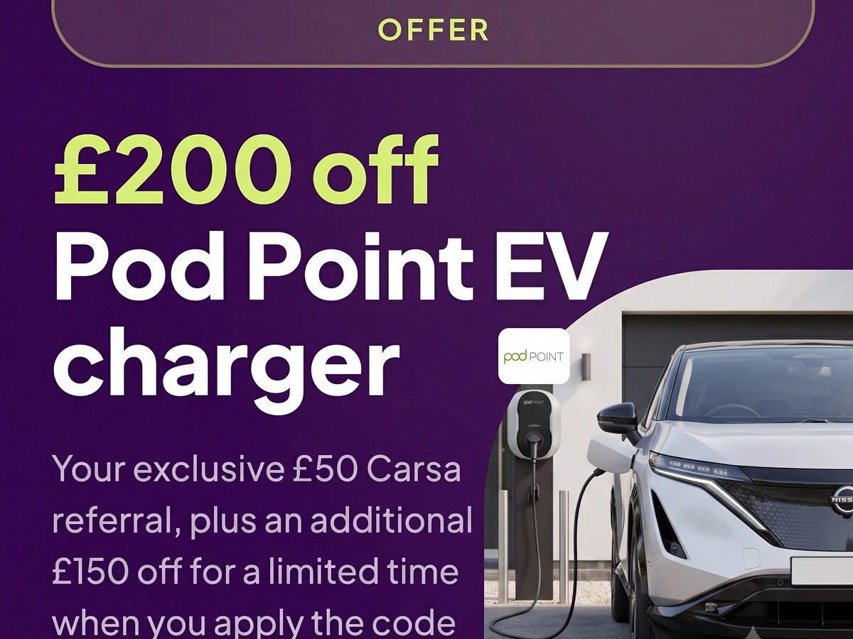 £200 off Pod Point EV Charger